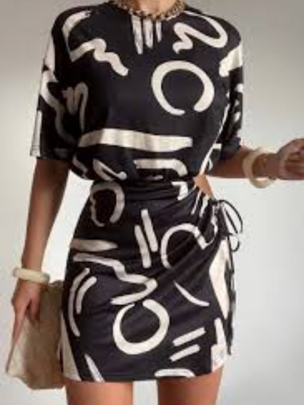 Runaway The Label Simona Mini Dress (York Black)